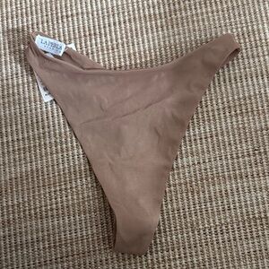 La Perla nude mesh thong